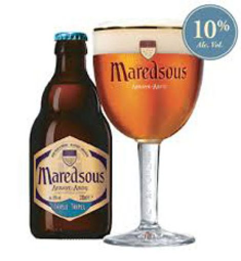 Maredsous Triple is a delicious strong, sweet and heady Belgian Beer