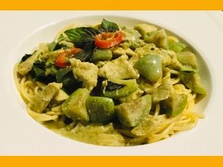 Spaghetti Green Curry