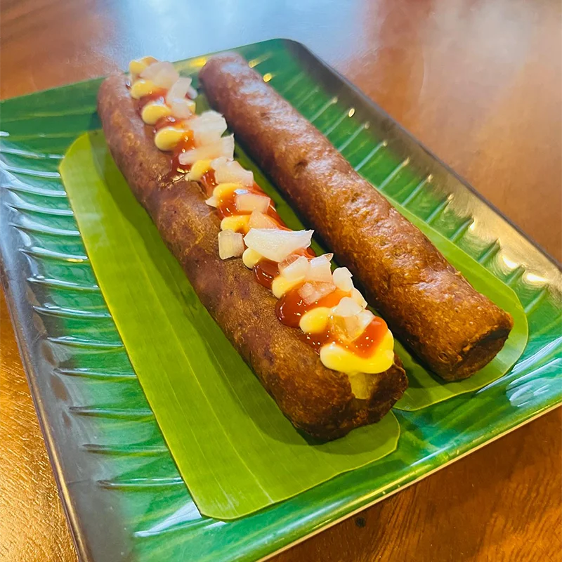 Dutch frikandel sausage